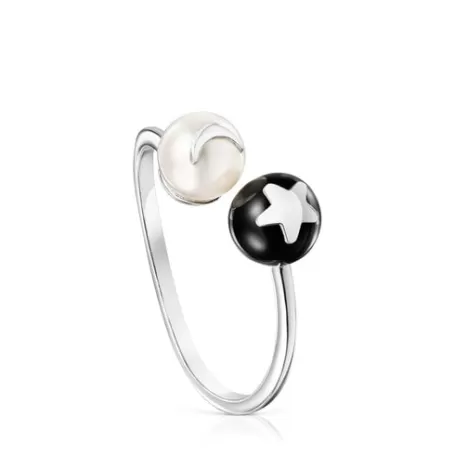 Store Anillo abierto luna-estrella Magic Nature Anillos De Plata | Anillos Pequeños