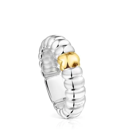 Discount Anillo bicolor Virtual Garden Anillos De Plata | Anillos Pequeños