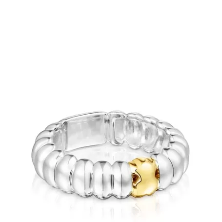 Discount Anillo bicolor Virtual Garden Anillos De Plata | Anillos Pequeños