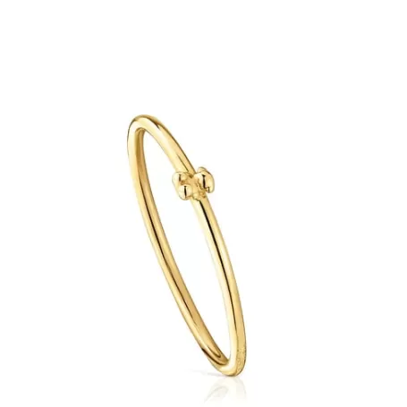 Outlet Anillo de oro y oso Bold Bear Anillos De Oro | Anillos Pequeños