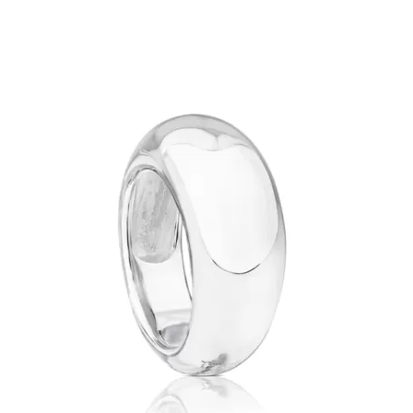 Flash Sale Anillo de plata abombado Warm Anillos De Plata | Anillos Pequeños