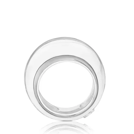 Flash Sale Anillo de plata abombado Warm Anillos De Plata | Anillos Pequeños