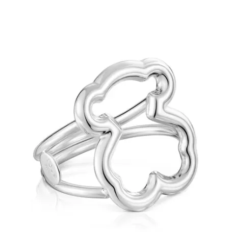 Cheap Anillo de plata motivo silueta oso  New Carrusel Anillos De Plata | Anillos Medianos