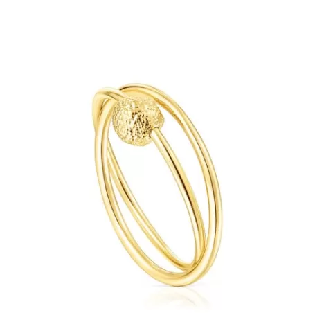 Online Anillo doble de oro Sylvan Anillos De Oro | Anillos Pequeños