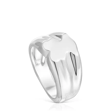 Cheap Anillo sello de oso 10 mm  Sweet Dolls Anillos De Plata