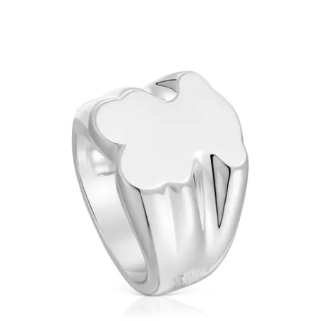 Cheap Anillo sello de oso 15 mm  Sweet Dolls Anillos De Plata