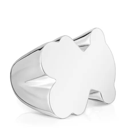 Clearance Anillo sello de oso 30 mm  Sweet Dolls Anillos De Plata