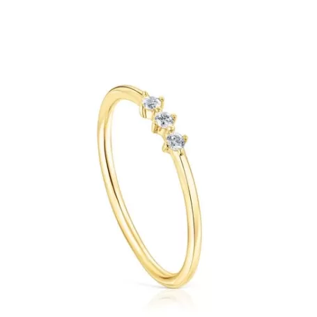 Clearance Anillo tira de y diamantes Les Classiques Anillos De Oro | Anillos De Diamantes