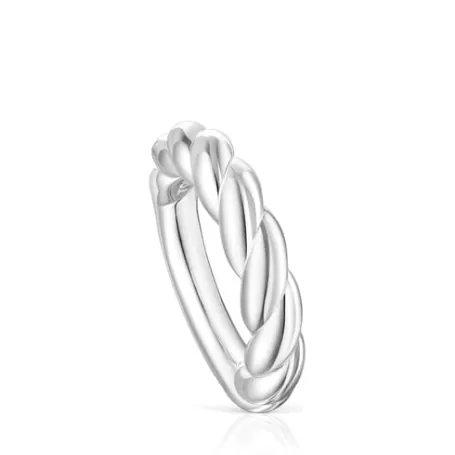 Flash Sale Anillo trenzado Twisted Anillos De Plata | Anillos Pequeños