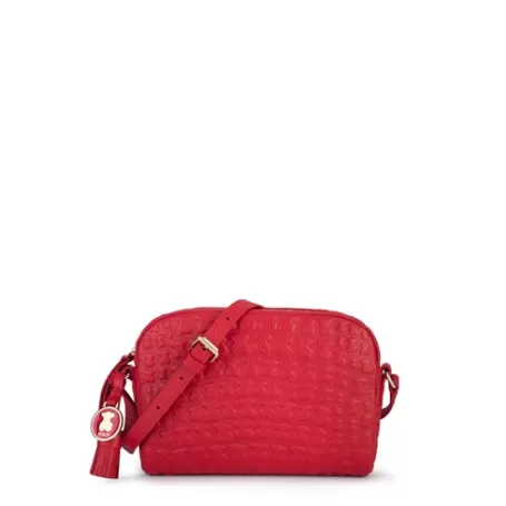 Best Bandolera Sherton de Piel roja Bandoleras | Bolsos De Piel