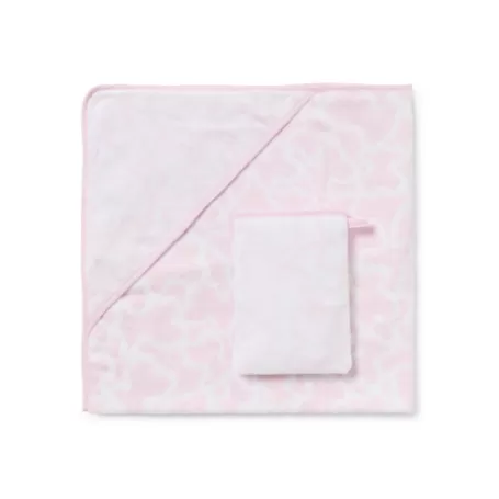 Cheap Capa de baño Kaos con Manopla Rosa Accesorios De Baño