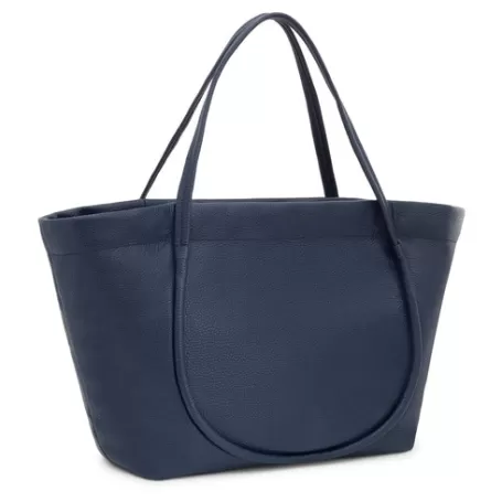 New Capazo grande de piel marino Miranda Bolsos Hombro | Bolsos De Piel