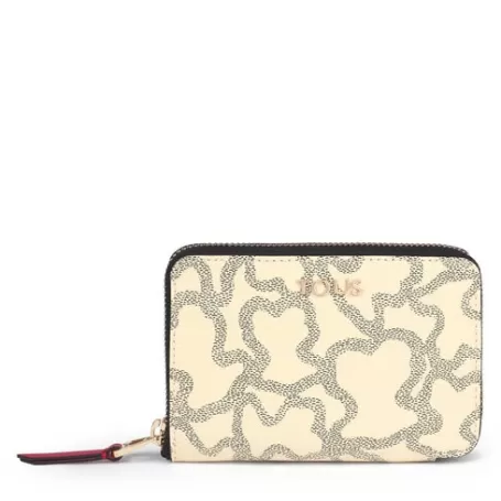 Hot Cartera Kaos Icon Multi Beige - Rojo Carteras Y Monederos