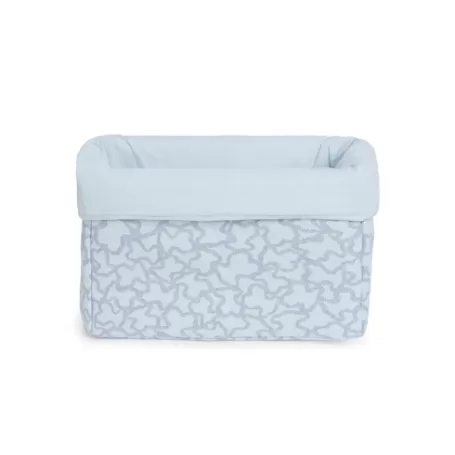 Outlet Cesta infantil de tela Home Kaos Azul Celeste Recien Nacido