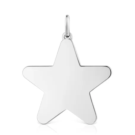 Hot Colgante mediano estrella de 29 mm Sweet Dolls Colgantes De Plata | Colgantes Medianos