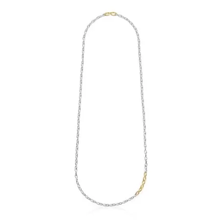 Clearance Collar bicolor Bent Collares De Plata | Collares Largos