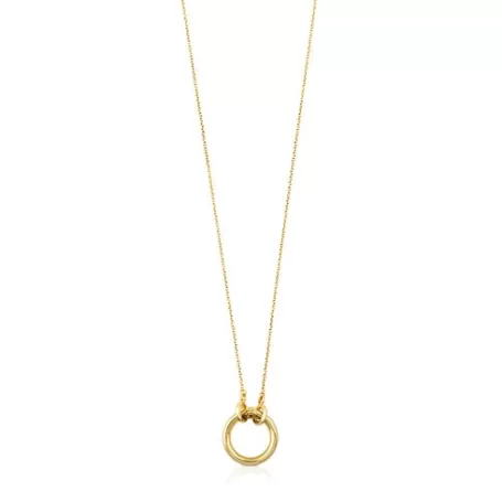 Fashion Collar de amarillo 18kt Hold Collares De Oro | Collares Cortos