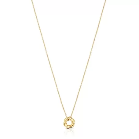 Online Collar de oro Twisted Colgantes De Oro | Collares De Oro