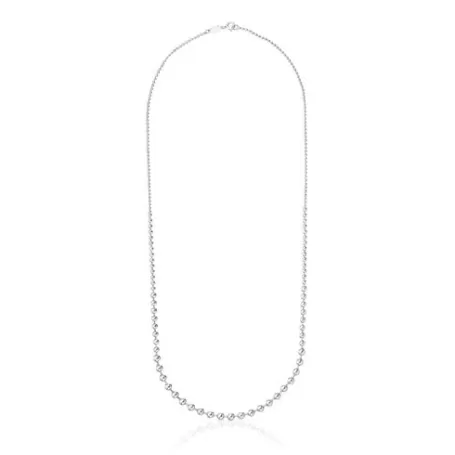 Flash Sale Collar largo de plata Gloss Collares De Plata