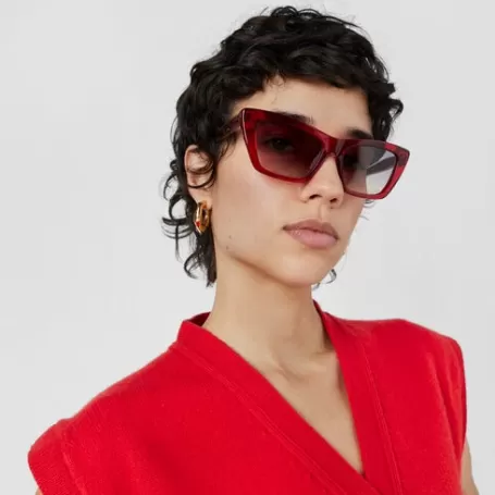 Store Gafas de sol Transparent rojo Gafas De Sol