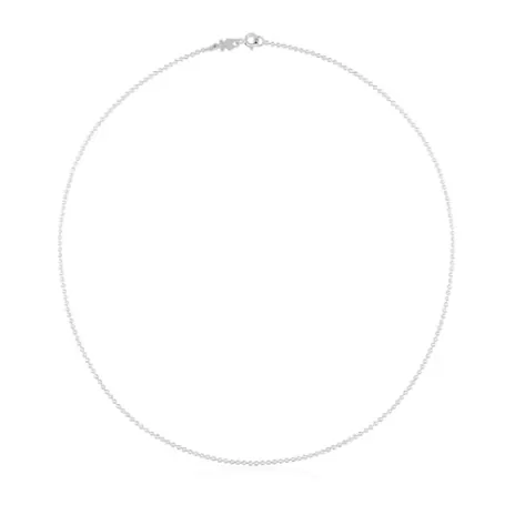 Cheap Gargantilla de con bolas, 50 cm Chain Collares De Plata | Collares Cortos