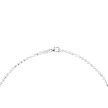 Store Gargantilla de plata con bolas, 45 cm Chain Collares De Plata | Gargantillas