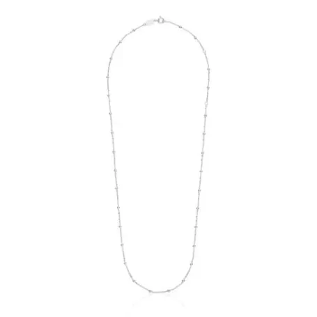 Online Gargantilla de plata con bolas intercaladas 60 cm Basics Collares De Plata | Gargantillas