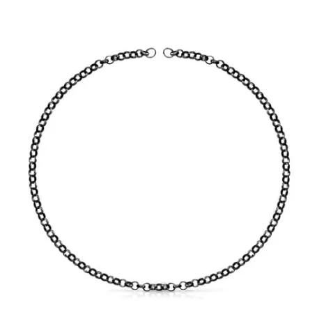 Fashion Gargantilla de plata dark silver 42 cm Hold Collares De Plata | Gargantillas