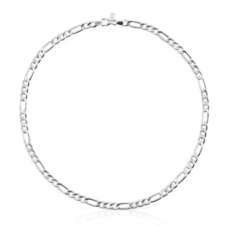 Clearance Gargantilla mix barbada de plata Chain Collares De Plata | Gargantillas