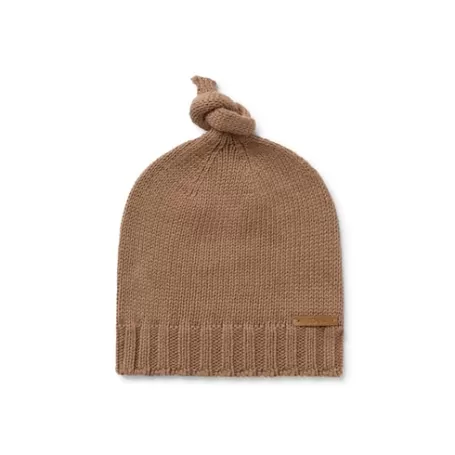 Cheap Gorro con nudo de bebé Tricot beige Recien Nacido