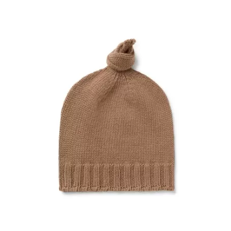 Cheap Gorro con nudo de bebé Tricot beige Recien Nacido