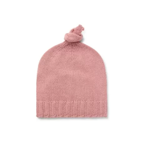 Discount Gorro con nudo de bebé Tricot rosa Recien Nacido