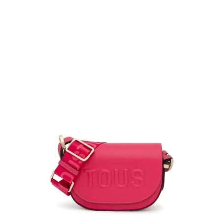 Cheap Mini bandolera medialuna fucsia Brenda Bandoleras | Bolsos Personalizables