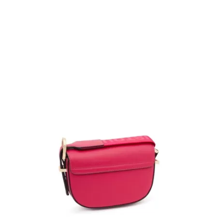 Cheap Mini bandolera medialuna fucsia Brenda Bandoleras | Bolsos Personalizables