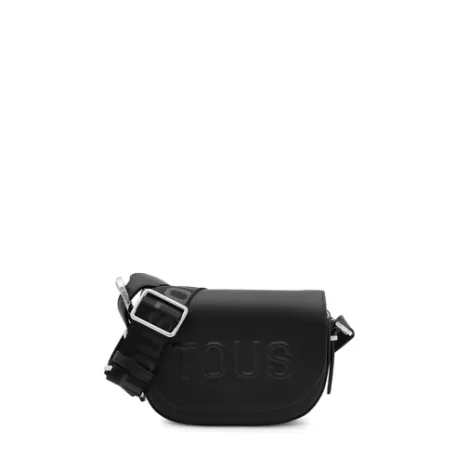 Outlet Mini bandolera medialuna negra Brenda Bandoleras | Bolsos Personalizables