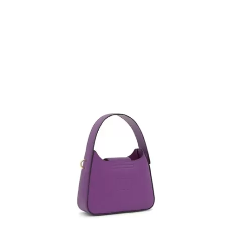 Fashion Mini bolso de hombro morado Lucia Bandoleras