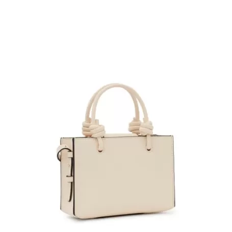 New Mini bolso horizontal beige La Rue New Bandoleras