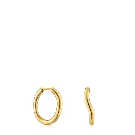 Store Pendientes aro de oro 11 mm New Hav Pendientes Aro