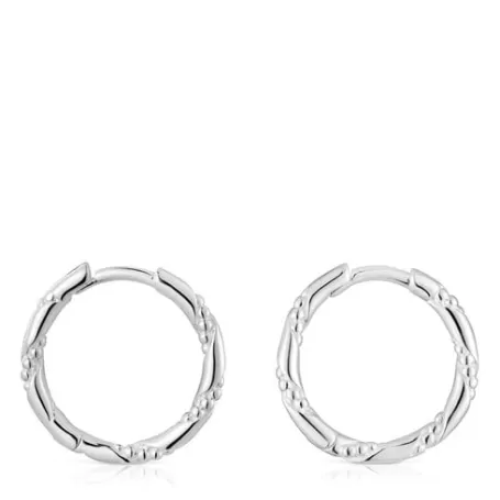 Discount Pendientes de aro de plata 12 mm Twisted Pendientes De Plata | Pendientes Aro