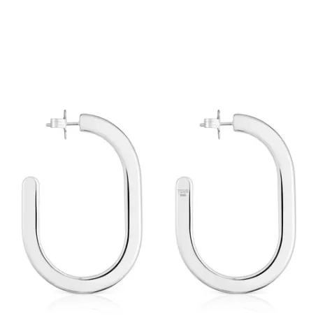 Flash Sale Pendientes de aro largos de Line Pendientes De Plata | Pendientes Aro