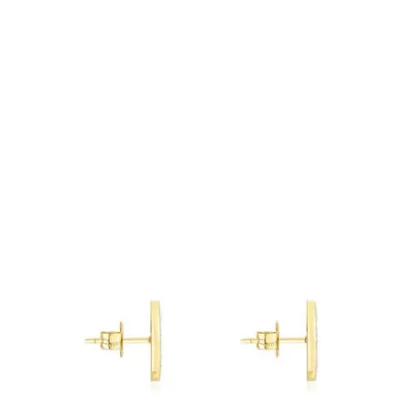 Outlet Pendientes de con diamantes 0,19 ct Oursin Pendientes De Oro | Pendientes Pequeños