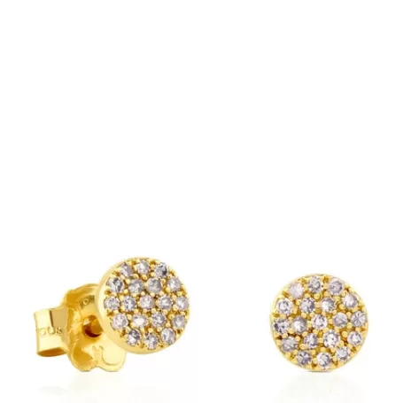 Shop Pendientes de oro con diamantes 0,20ct Gem Power Pendientes De Oro | Pendientes Pequeños