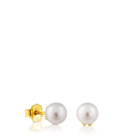 Outlet Pendientes de oro con perla Pearls Pendientes De Oro | Pendientes Pequeños