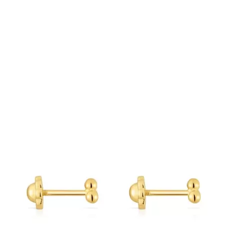 New Pendientes de oro motivos 4 mm Basics Pendientes De Oro | Pendientes Pequeños