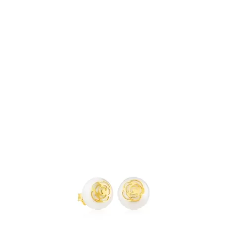 Discount Pendientes de oro Rosa d'Abril Pendientes De Oro | Pendientes Pequeños