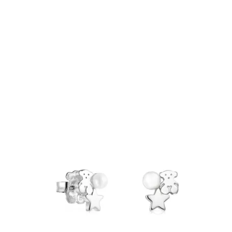 Flash Sale Pendientes de plata con perla Nocturne Pendientes De Plata | Pendientes Pequeños