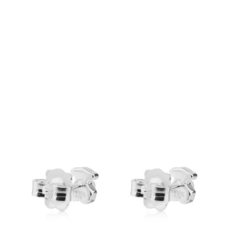 Fashion Pendientes de con perlas motivo oso Super Power Pendientes De Plata | Pendientes Pequeños