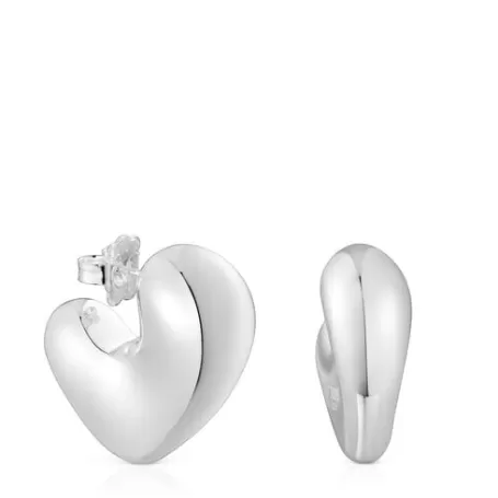 Clearance Pendientes de plata corazón Tabit Pendientes De Plata