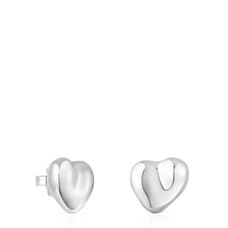 Sale Pendientes de plata motivo corazón Tabit Pendientes De Plata