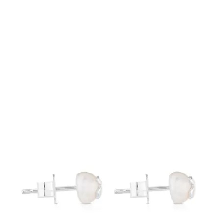 Cheap Pendientes de plata y perlas cultivadas Icon Pearl Pendientes De Plata | Pendientes Pequeños